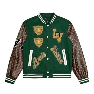 Louis Vuitton Replica LV Leather Embroidery Varsity vuh44341