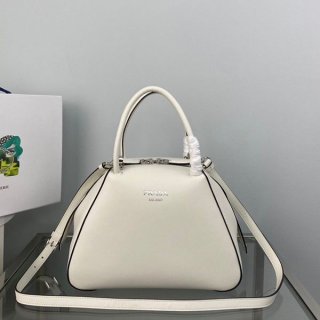 New Spring Collection Prada Small Brushed Leather Handbag Replica 1BA366ZO6F03AJ