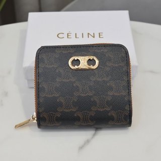 No. 1 in cumulative sales! Celine Triomphe coin case with card holder replica Cex53230