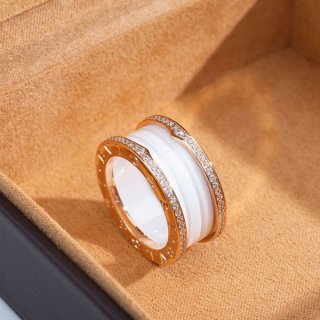 Rare and beautiful Bulgari B.ZERO1 18K pink gold 1 band ring replica Bun97035