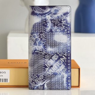 Latest Louis Vuitton Portefeuille Brothers Replica Monogram Long Wallet M81405