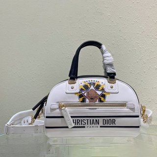 Cheapest price challenge Dior Vibe Bowling Bag Replica dez14996