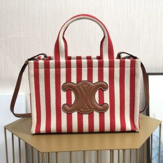 No. 1 in cumulative total sales! Celine Small Cabas Thais Striped Tote Bag Replica Cec74920