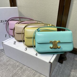 No. 1 in cumulative sales! Replica Celine Triomphe Chain Shoulder Bag Lizard 4 colors 197994BFJ.29VD