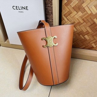 No.1 Popular Celine Bucket Triomphe Replica Tan 199913BFN04LU