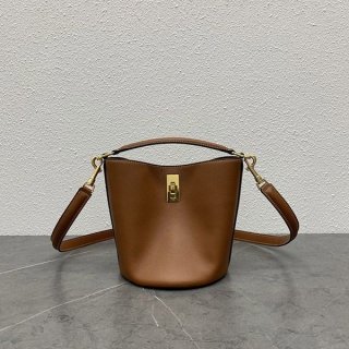 Super Hot Topic! Celine Teen Bucket 16 (Ceze) Replica Tan 197573CR404LU