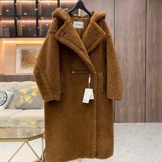 World-famous? Max Mara replica TEDDY Teddy Bear Icon Coat camel mar62051