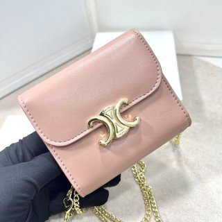 Rare Celine Replica Lambskin Flap Wallet Mini Wallet CES83090