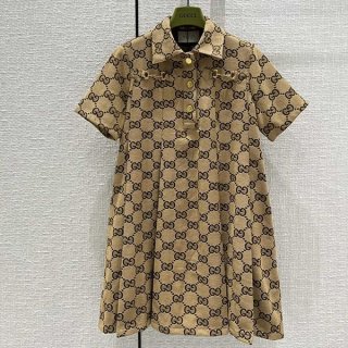 Eye-catching color Gucci glitter tweed mini dress short sleeve replica gug57115