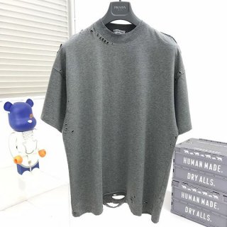New sale Balenciaga grey logo T-shirt replica bag52860