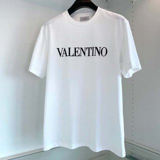 Popular all over the world? Valentino copy embroidered jersey T-shirt Vud95231