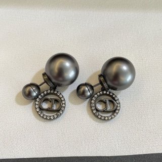 Cute Dior earrings replica TRIBALES metal resin pearl dem76409
