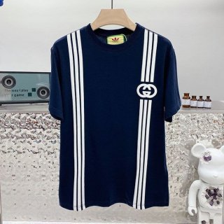 Spring/Summer new Adidas x Gucci 3-stripe jacquard T-shirt replica gup84774