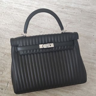 New for Spring: Hermes Kelly 25 Replica Tricolor Outer Stitching Serie Nata erz13673
