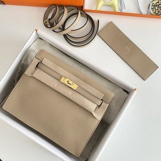 Sure to sell out Hermes replica Kelly Dance 22cm with inner stitching and two-tone hardware erk98689