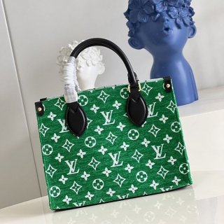 21-22AW Louis Vuitton Tote Bag On the Go PM Replica Monogram M46216