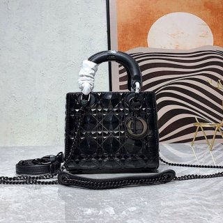Best price challenge Lady Dior replica mini bag Cannage calfskin dem02568