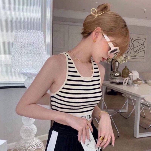 Very popular!! New color Celine fake bra top / technical jersey Ceu14542