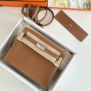 Free shipping Hermes Kelly Dance replica 22cm inner stitching two-tone metal fittings erh97133