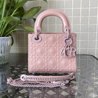 Popularity rising Lady Dior mini bag replica Cannage calfskin deb71384