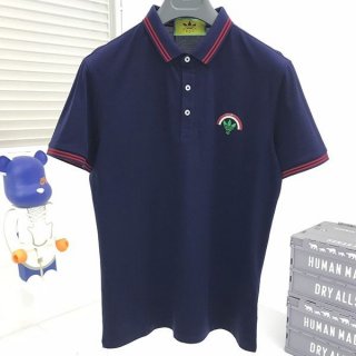 Rare color Adidas x Gucci copy cotton polo shirt guo53394