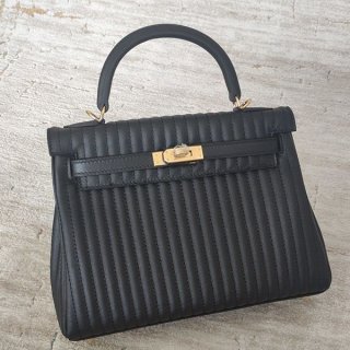 New spring Hermes Kelly replica Kelly25 tricolor outer stitching Serie Nata erj75765