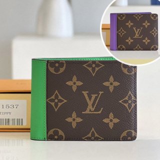 Lowest price challenge Louis Vuitton replica Portefeuille Multiple folding wallet 2 colors M81537
