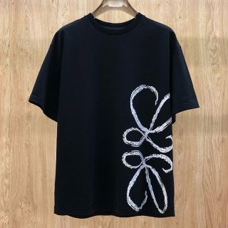 No. 1 in cumulative total sales! Loewe Anagram Logo Cotton Short Sleeve T-Shirt Fake lod46857
