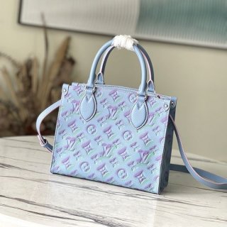 Eye-catching color? Louis Vuitton On the Go PM fake tote bag M46067