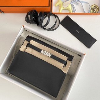 Free shipping Hermes replica Kelly Dance 22cm inner stitching two-tone metal fittings erq04805