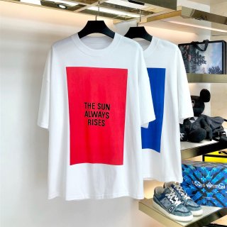 Love at first sight? Fake Jil Sander T-shirt with logo print, cotton, shipping included, 2 colors, Jib98301