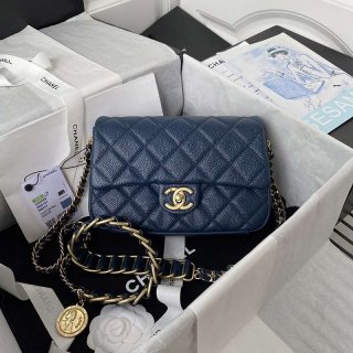 Chanel Chain Shoulder Bag Fake Caviar Skin shc55089