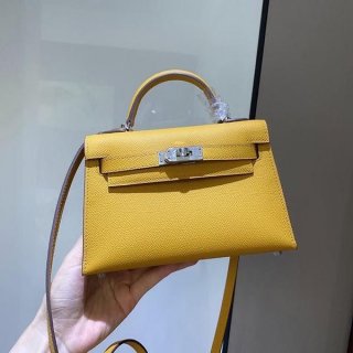 Hermes Kelly Mini 2 Kazak Epson Replica Silver Hardware he19014