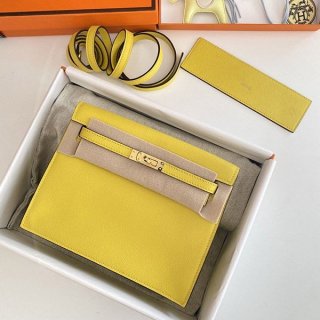 Rare color Hermes copy Kelly Dance 22cm inner stitching two-tone metal fittings ers52295