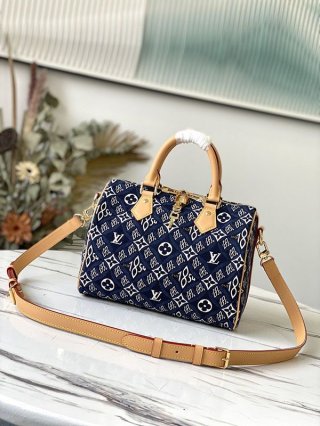 SS21 New Louis Vuitton Mini Bag Replica Speedy SINCE 1854 Monogram Bandouliere 25 M57400