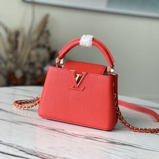 Spring/Summer New Arrivals Louis Vuitton Capucines Mini Hand Shoulder Bag Replica 2 Sizes M20513