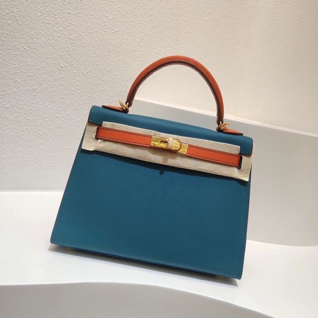 Hermes Kelly 25cm Inner Stitching Copy Togo Gold Hardware he26007