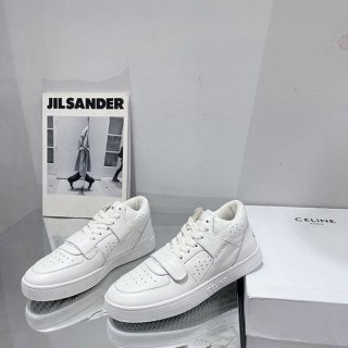 Celine CT-02 Velcro Strap Mid Sneakers Replica Shoes 343193338C01OP