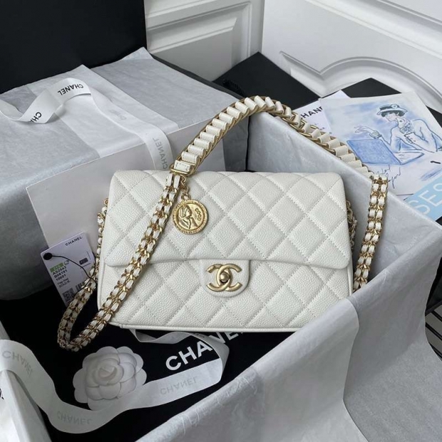 New sale Chanel chain shoulder bag replica N-grade caviar skin shx41194