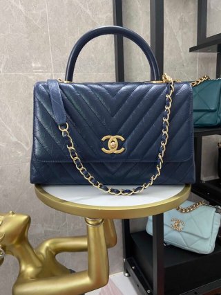 Arrives soon! Chanel Top Handle Flap Bag Replica cc2108278