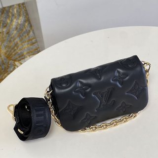 ☆Super popular☆Louis Vuitton★Wallet on Strap Bubble Glam Leather Replica M81398