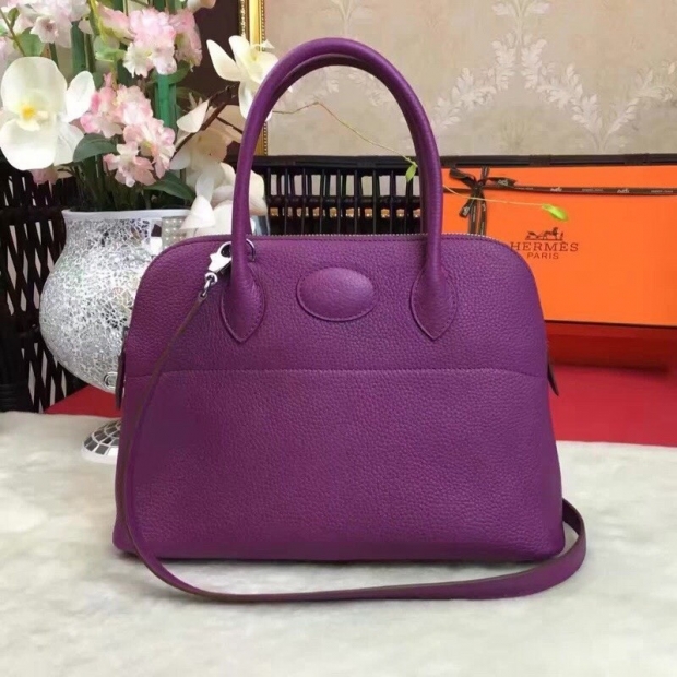Want it? Super limited edition? Hermes Bolide 31 replica Etoupe silver hardware erv36055