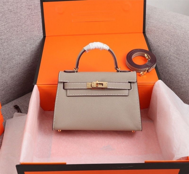 21 Spring/Summer Hermes Kelly Mini 2 Kazak Replica Epson Gold Hardware he26115