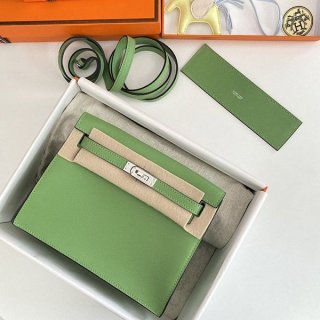 New on sale: Hermes Kelly Dance replica, 22cm, green, inner stitching, two-tone hardware, erh46762