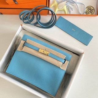 Rare color Hermes Kelly Dance replica 22cm inner stitching gold hardware ere26187