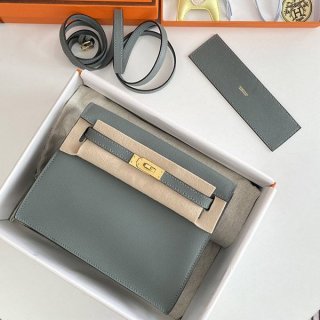 ☆Super popular☆Hermes Kelly Dance replica 22cm inner stitching two-tone metal fittings erj99896