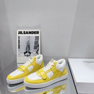 The hottest topic! Celine replica CT-02 Velcro strap mid-length sneakers shoes Cew86441