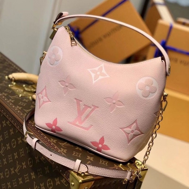 Louis Vuitton Marshmallow PM Replica Handbag Monogram Empreinte Bouton de Rose M45697