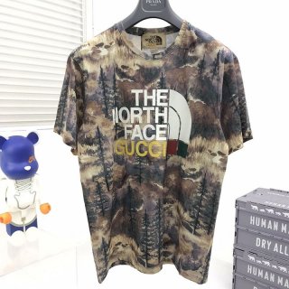 Classic Gucci x North Face Replica Collaboration Short Sleeve T-Shirt guo87963
