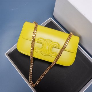 Love at first sight? Replica Celine Chain Shoulder Bag Cuir Triomphe 199243BF411AN
